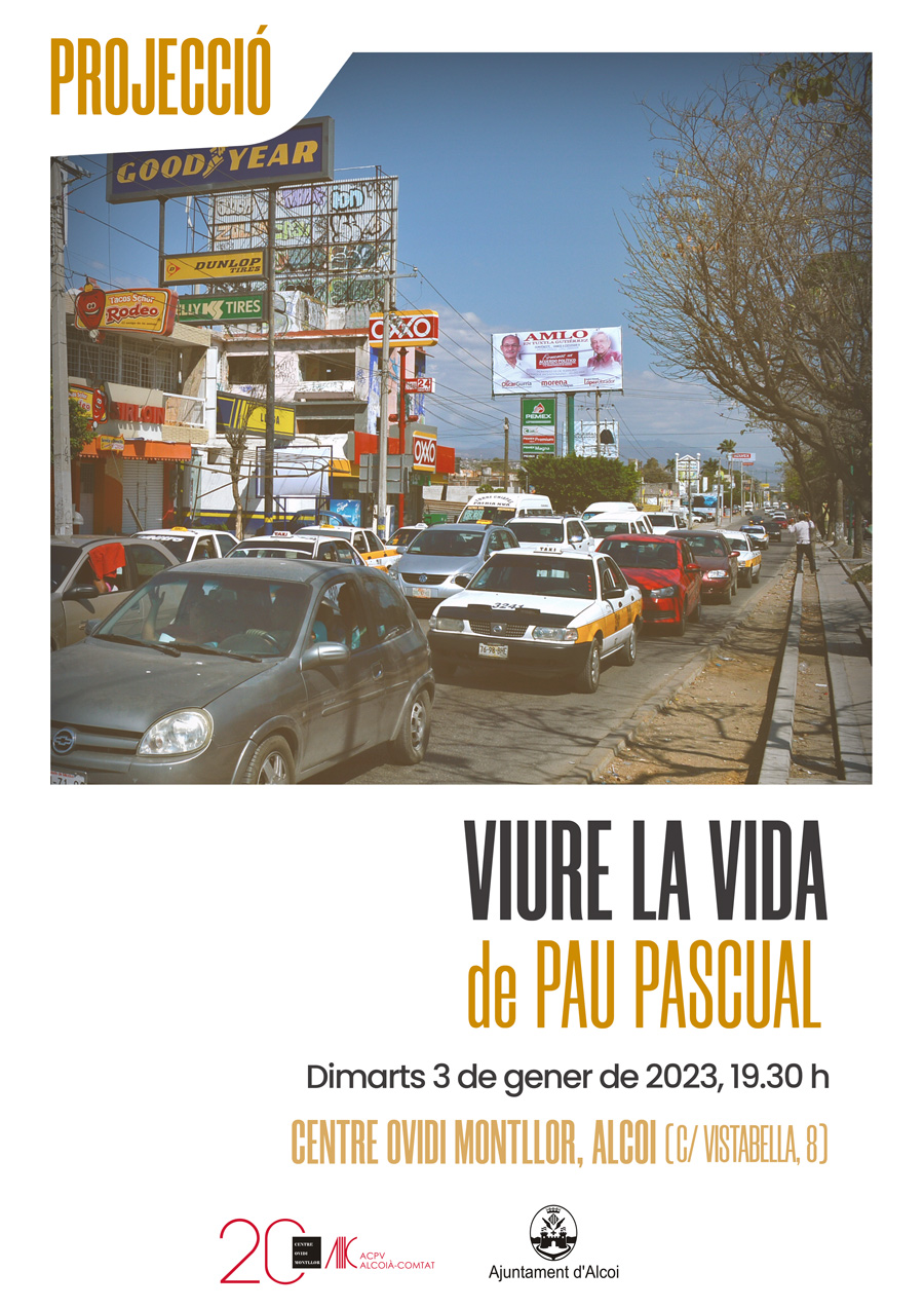 Projecció Documental Viure la Vida de Pau Pascual al Centre Ovidi