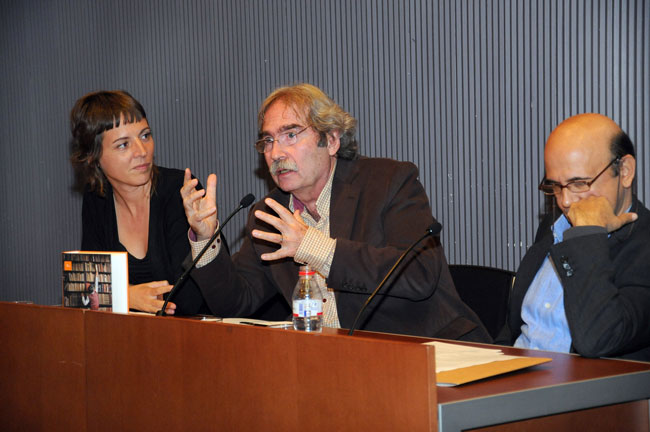 Núria Cadenes, Jaume Cabré i Francesc Calafat