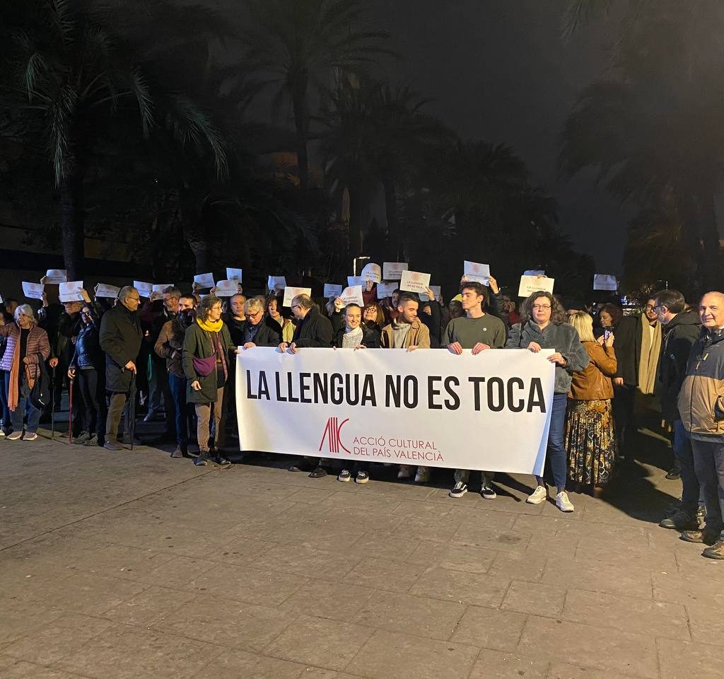 Acció Cultural del País Valencià va promoure les protestes a les huit de la vesprada arreu del territori valencià
