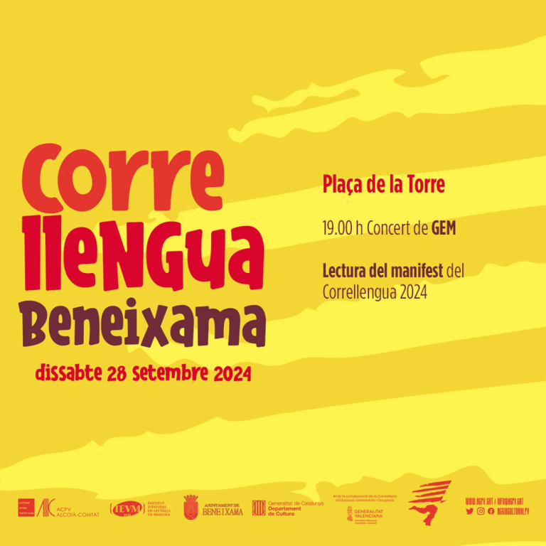 Correllengua Beneixama, Gandia i Alacant 2024