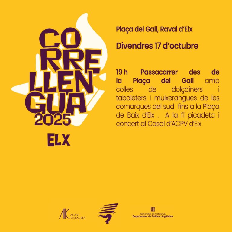 El Correllengua arriba a 2025 d’Elx